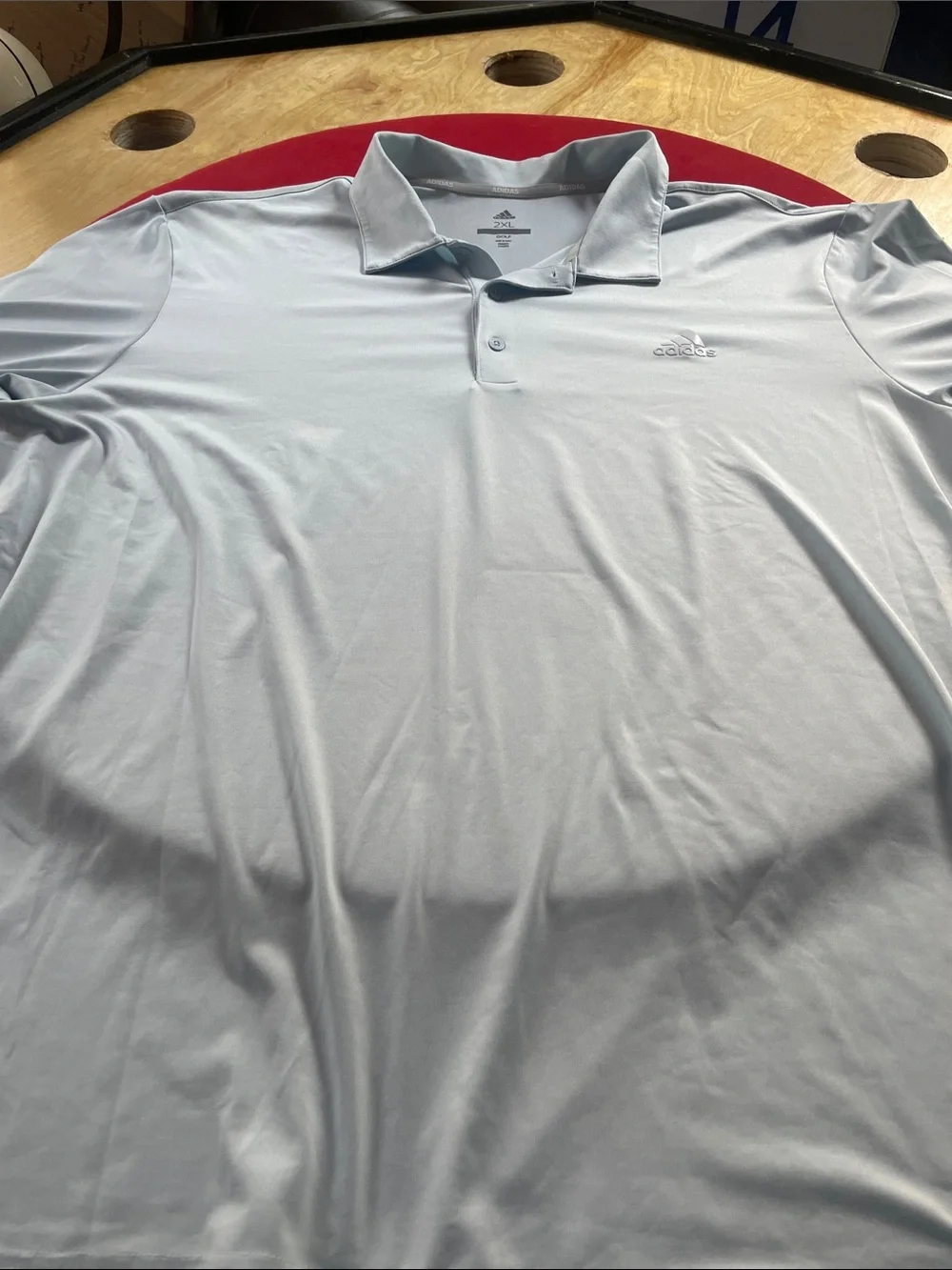 adidas Men’s Light Blue Golf Polo Shirt - 2XL